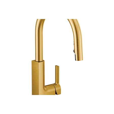 Moen One-Handle Pulldown Kitchen Faucet Brushed Gold S72308BG
